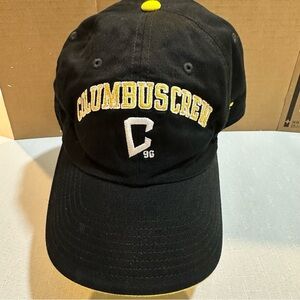 Columbus Crew Fanatics Hat Black Yellow Strapback